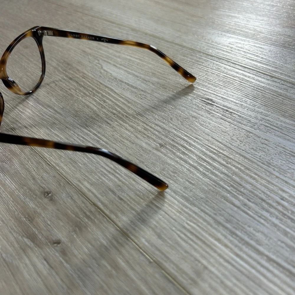 Warby Parker x Noah Shea M 225‎ Brown Tortoise Eyeglasses **Frames Only**